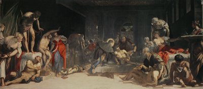 San Roque Curando la Peste de Jacopo Robusti Tintoretto
